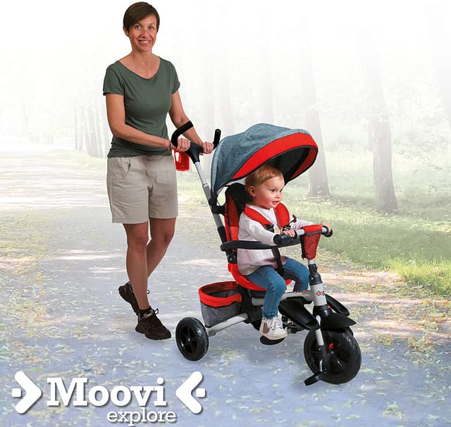 عربة أطفال متعددة الوظائف MONDO ON&GO TRIKE EXPLORE RED