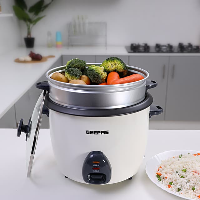 طباخ كهربائي بسعة 1 لتر  Electric Cooker Geepas