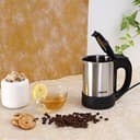 Geepas 0.5L Electric Kettle 1000W - Portable Design Stainless Steel Body - On/Off Indicator with Auto Cut Off - Fast Boil water, Milk, Coffee, Tea - 2 Year Warranty - 121741