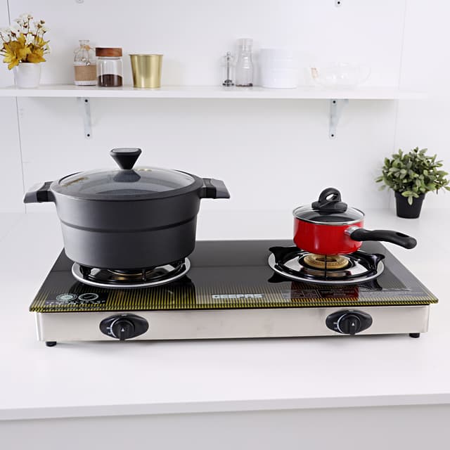 موقد غاز بشمعتين  Double Gas Burner - Geepas