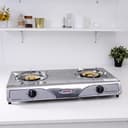 فرن غاز ذو شمعتين Geepas Stainless Steel Gas Stove Burner , Auto Ignition, Robust Build