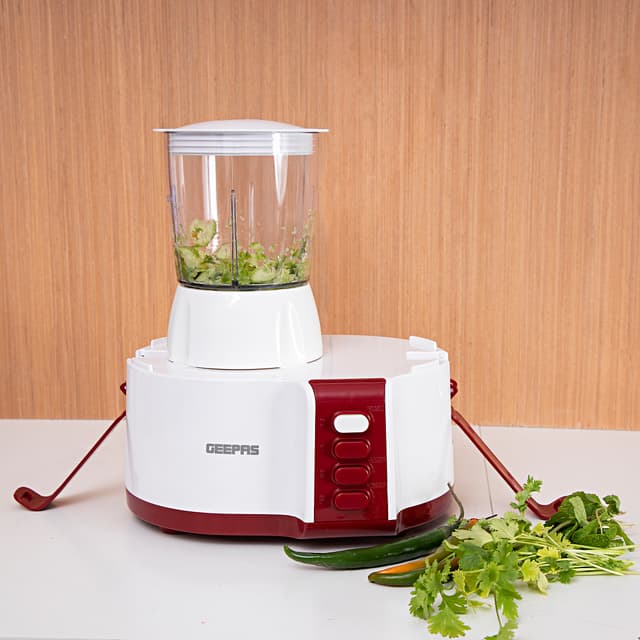 Geepas 4 in 1 Food Processor - 600 W - 2 Speed with Pulse Control - 123054