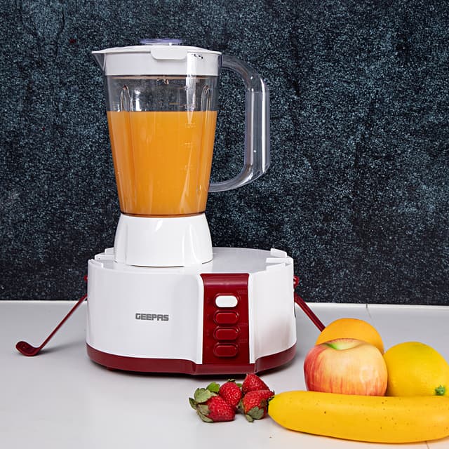 Geepas 4 in 1 Food Processor - 600 W - 2 Speed with Pulse Control - 123055