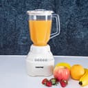 Geepas GSB5362 400W 2 in 1 Blender - Stainless Steel Blades, 4 Speed Control with Pulse - Over Heat Protection- Chopper, Coffee Grinder & Smoothie Maker - 122987