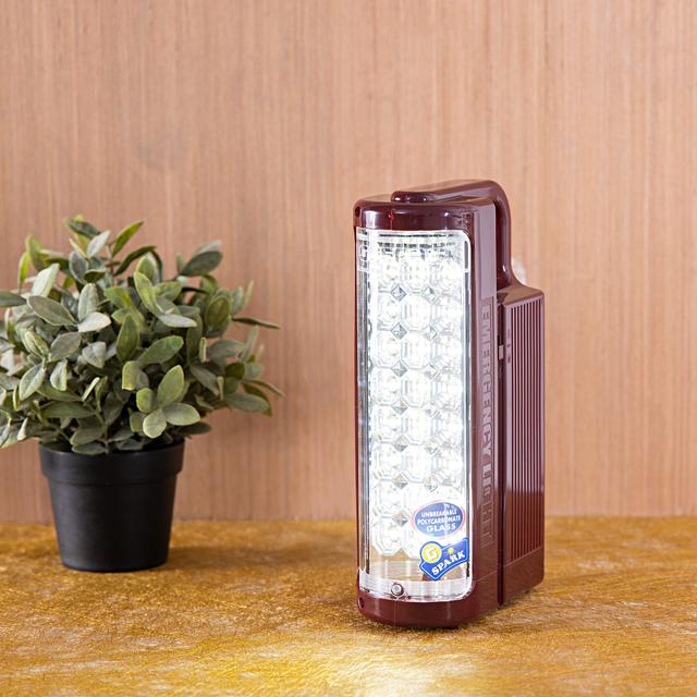 Geepas Rechargeable 3D LED Lantern - Portable Emergency Lantern with Light Dimmer Function - 24Pcs Super Bright LEDs, -Ideal for Camping Hiking & Emergency Use - SW1hZ2U6MTQ4Mjk5