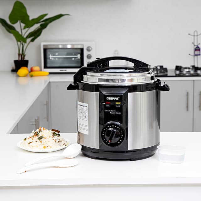 قدر ضغط كهربائي 6 لتر جيباس Geepas Electric Pressure Cooker GPC307 - 122558