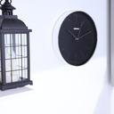 ساعة حائط دائرية جيباس بدون صوت أسود وفضي Geepas Wall Clock Silent Non Ticking - SW1hZ2U6MTQ3NTcw