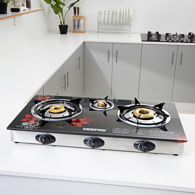 موقد غاز جيباس  3 شمعات Geepas Gas Cooker - 121916