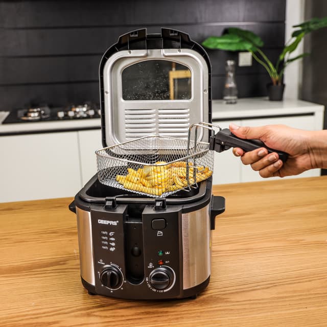 قلاية زيت كهربائية 3 لتر جيباس Geepas Deep Fryer Adjustable Temperature - 124840