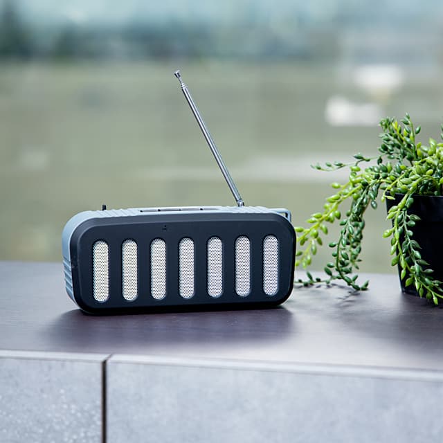 Geepas GMS11184 Bluetooth Rechargeable Speaker - Portable Wireless Speakers, 1200mAh Battery, Bass, TF Card, AUX, USB Playback - for Home, Party, Outdoor