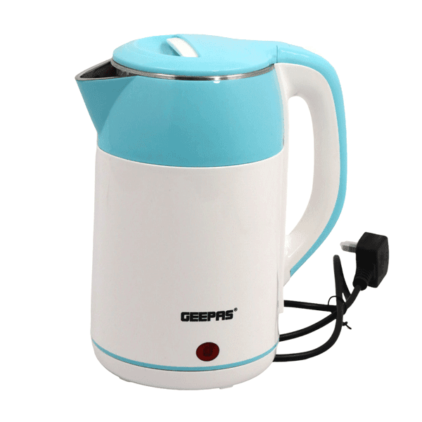 Geepas GK6138 1500W 1.8L Electric Kettle - Stainless Steel Inner, Boil Dry Safety & Auto Shut Off - Heats up Quickly & Easily Boil Water, Tea & Coffee - 2 Year Warranty - SW1hZ2U6MzEyODI5OQ==