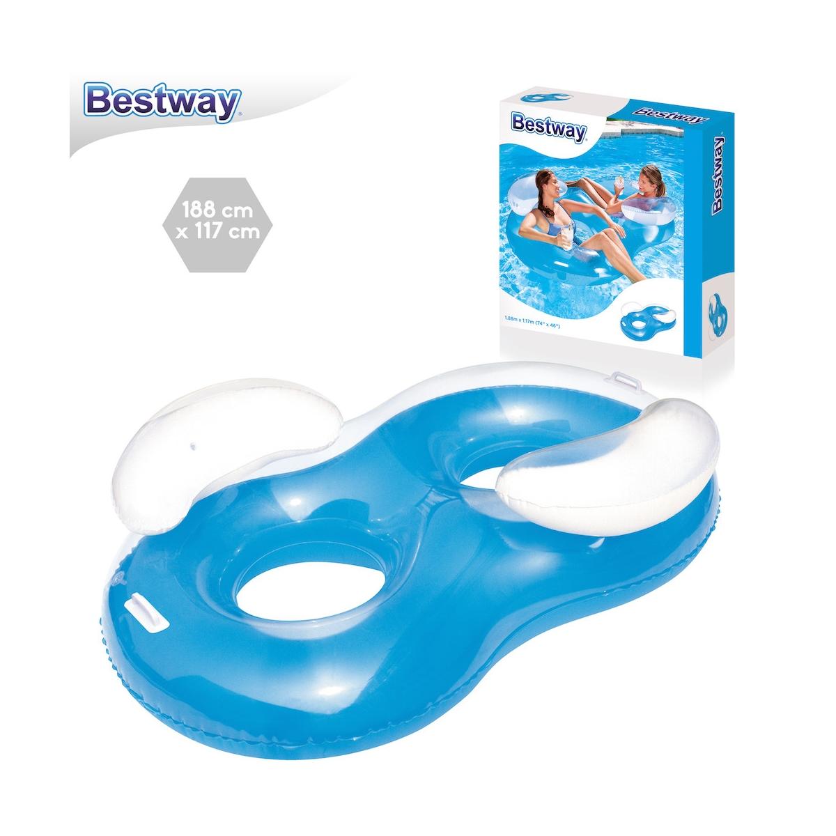 عوامة سباحة ثنائية Bestway LOUNGE DOUBLE RING