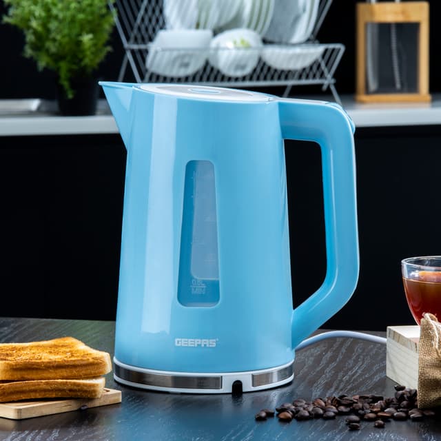 غلاية ماء كهربائية بسعة 1.7 لتر  Geepas - Electric Kettle