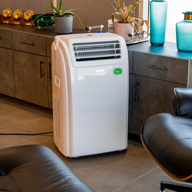 Geepas Gacp1216cu Portable Air Conditioner - 3 Mode (Cool/Fan/Dry) & Speed 24 Hours Timer | Remote Control 0.4 L Water Tank Auto Horizontal Swing |12000btu 1 Year Warranty - 125984