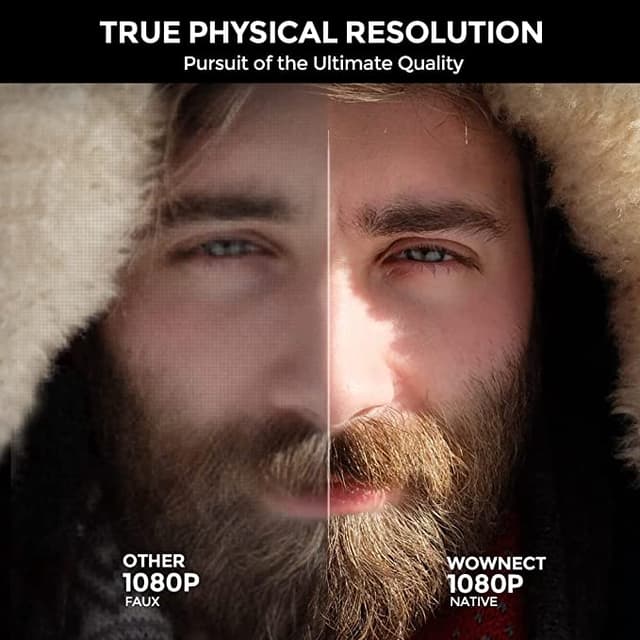 بروجكتر منزلي أندرويد وونكت 4500 لومن 200 بوصة Wownect Home Smart Android LED Projector 1080P