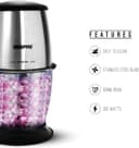 Geepas GMC42013UK_2 300W Mini Food Processor - Stainless Steel 4 Bi-Lever Blades for Blending & Chopping - Food Chopper Shredder, Perfect for Baby Food, Salads, Salsa, Pesto, Curry Pastes - 550ml - 2 Year Warranty
