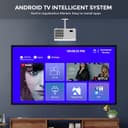 بروجكتر منزلي أندرويد وونكت 4500 لومن 200 بوصة Wownect Home Smart Android LED Projector 1080P