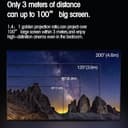 بروجكتر أندرويد مع شاشة عرض 120 انش Wownect Home LED Smart Android 4K Projector HD [ 4500 Lumens ]