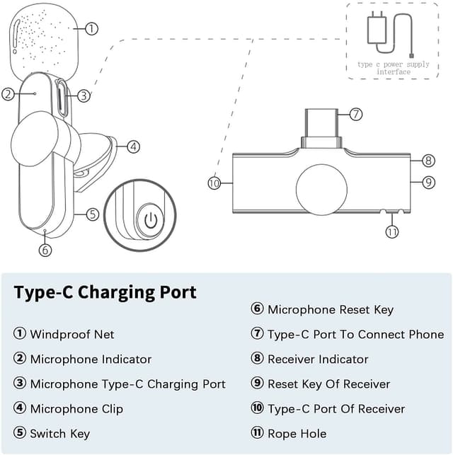 ميكروفون لاسلكي Wireless Microphone