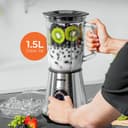 خلاط يدوي كهربائي جيباس 700 واط Geepas 1.5L Glass Jug Food Blender Smoothie Maker