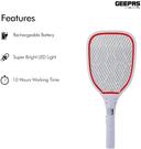 Geepas Bug Zapper Rechargeable Mosquito Killer, Fly Swatter/Killer And Bug Zapper Racket -Super-Bright Led Light To Zap In The Dark -10 Hours Working - SW1hZ2U6MzEyMTYyMw==