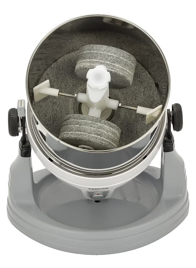 Geepas Wet Grinder - Stainless Steel Drum 2L Capacity - Interlocking Mechanism Transparent Lid & High Quality Grinding Stones - Ideal for Dhal, Grains, Curry Paste, Cutney, Idly Dosa Batter & More