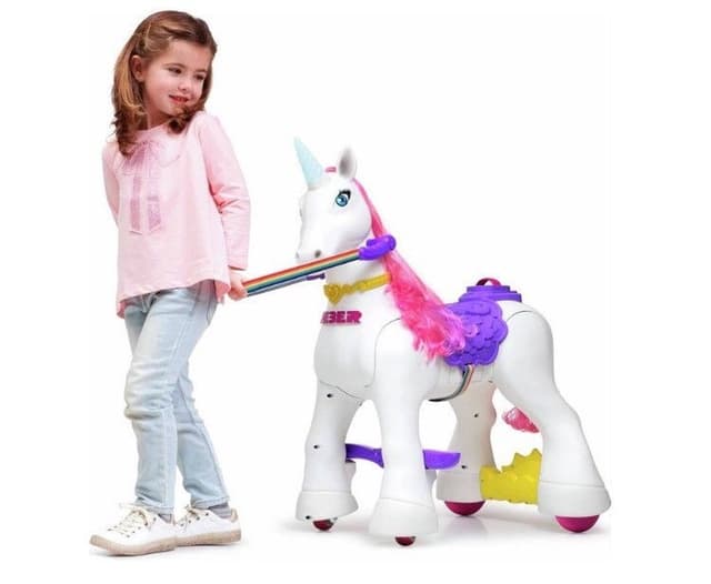 لعبة الحصان الكهربائية على شكل يونيكورن FEBER MY LOVELY UNICORN