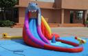زحليقة مائية قابلة للنفخ هابي هوب Happyhop Inflatable Shark Club Slide