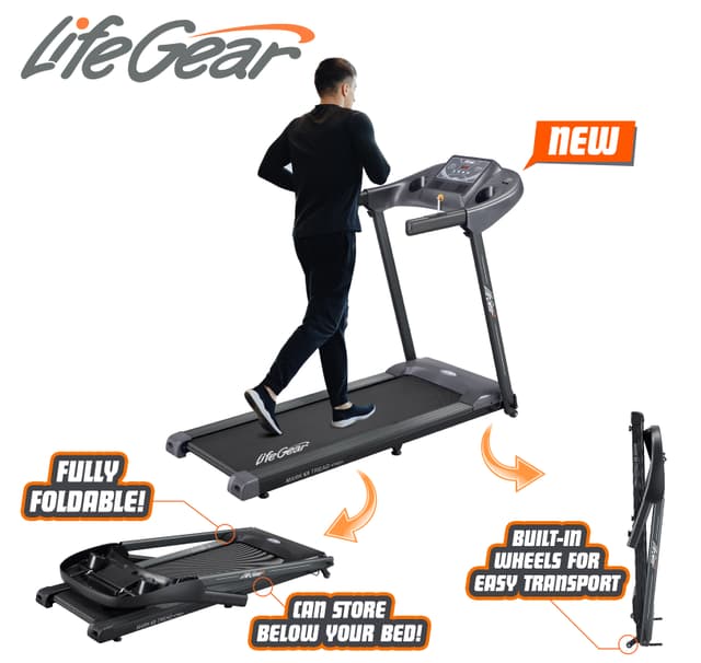 مشاية رياضية احترافية بسرعة 12 كمس وبقوة 2.5 حصان SPORTLIFE Treadmill MARK-X Fold - 127498