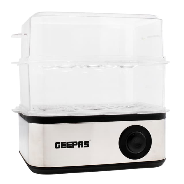 Geepas 500W Premium Electric Egg Boiler for 16 Eggs with Poacher