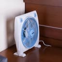 Geepas GF21113 12'' Box Fan - 3 Speed, 60 Minutes Timer – Portable Personal Desk Fan with Powerful Copper Motor - Ideal for Office, & Home- 2 Year Warranty