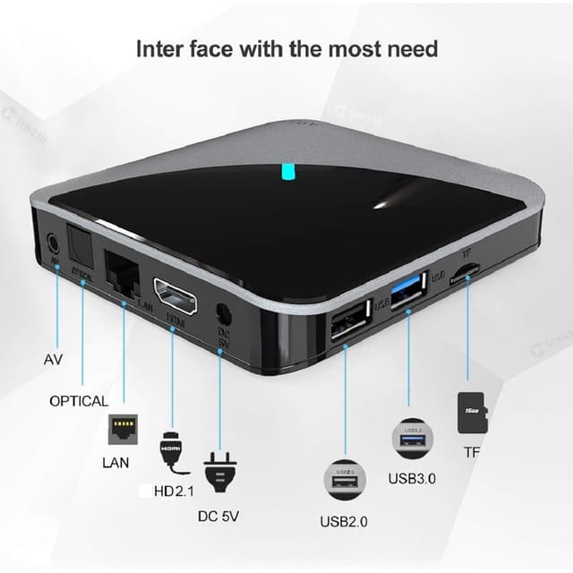 ريسيفر أندرويد للتلفزيون Wownect A95X F3 Air Android TV Box