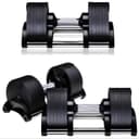Marshal Fitness adjustable dumbbells from 2kg to 20kg 1 pair