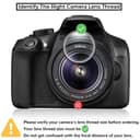 O Ozone Professional 58mm Tulip Flower Lens Hood [ Compatible for Nikon, for Canon DSLR Camera, Digital Cameras and Camcorders ] [Protects Lens from Accidental Impact] - Black