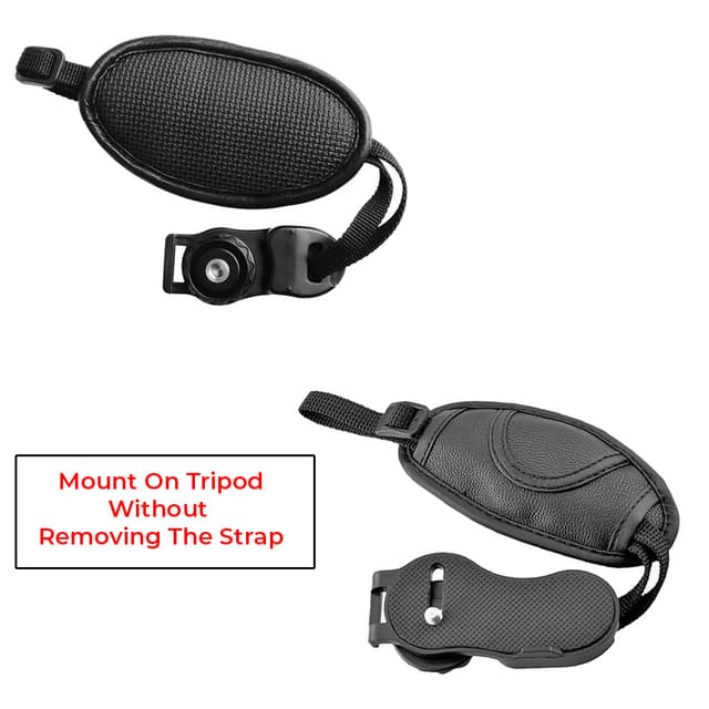 حزام حامل الكاميرا  O Ozone Leather Professional Hand Grip Strap Compatible For Nikon Camera, For Cannon DSLR Camera, Digital Camera, SLR