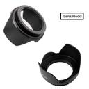 O Ozone Professional Camera Lens Protection Set 52mm Lens Hood, Lens Cap, 3 Piece Lens Filter [ UV-CPL-FLD ] & Small Carry Pouch For DSLR Camera, For Nikon, For Cannon, For SLR Lenses - Black - SW1hZ2U6MTIzMzEy