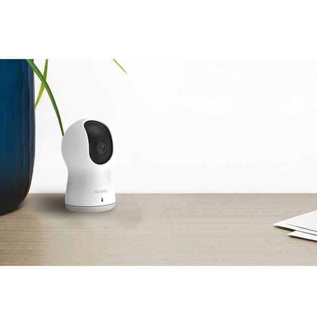 Blurams 720P Dome Lite Security Camera with Motion, Sound Detection, Night Vision, Two-Way Audio - A30 [Pack Of 2] - White