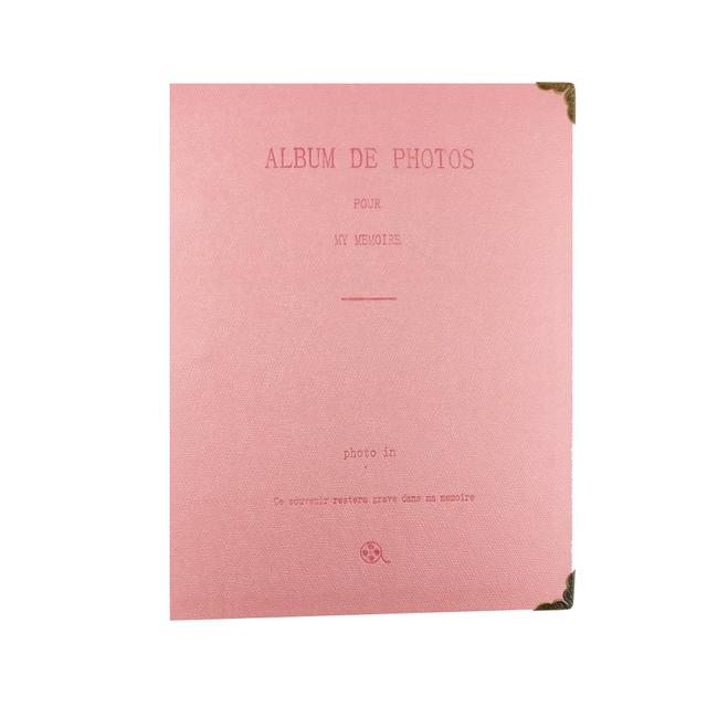 O Ozone 120 Pockets Mini Photo Album for Fujifilm Instax Mini 7s 8 8+ 9 25 26 50s 70 90 Instant Camera Film & Name Card - Beige - Pink