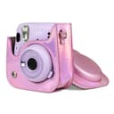 O Ozone Holographic Case for Fujifilm Instax Mini 11 Case PU Leather Instant Camera Cover with Adjustable Strap [ Designed Cover for Fujifilm Instax Mini 11 Instant Camera Bag ] - Pink - Pink