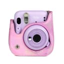 O Ozone Holographic Case for Fujifilm Instax Mini 11 Case PU Leather Instant Camera Cover with Adjustable Strap [ Designed Cover for Fujifilm Instax Mini 11 Instant Camera Bag ] - Pink - Pink