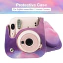 O Ozone Case for Fujifilm Instax Mini 11 Case PU Leather Instant Camera Cover with Adjustable Strap [ Compatible for Fujifilm Instax Mini 11, Mini 9, Mini8 Instant Camera Bag ] - Pink Cloud - Multicolor