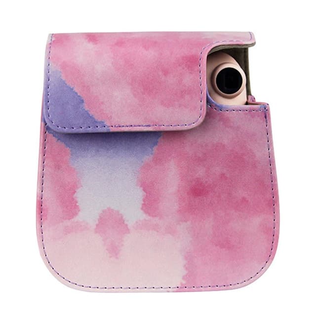O Ozone Case for Fujifilm Instax Mini 11 Case PU Leather Instant Camera Cover with Adjustable Strap [ Compatible for Fujifilm Instax Mini 11, Mini 9, Mini8 Instant Camera Bag ] - Pink Cloud - Multicolor
