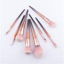 مجموعة فرش المكياج الاحترافية O Ozone - 8 in 1 Professional Makeup Brushes Set Unique 8 Pcs - SW1hZ2U6MTI1Nzk2