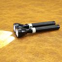 مصباح كشاف  Geepas Rechargeable LED Flashlight - Portable Long Range & High Beam LED Flashlight - SW1hZ2U6MTUyNzI5