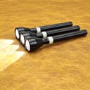 مجموعة كشافات ليد 3في1 القابل للشحن 3 IN 1 Family Pack Rechargeable Led Flashlight - Geepas - 126444