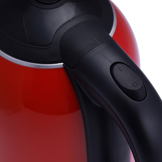 غلاية ماء كهربائية Geepas 1800 W Double Layer Electric Kettle 1.7L  Stainless Steel Double Wall, Auto Shut-Off & Boil-Dry Protection - 121747