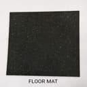Marshal Fitness floor mat black 50 x 50 mf 0426