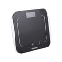 ميزان الوزن الكتروني مع شاشة عرض ال سي دي أسود جيباس Geepas Black Super Slim Digital Personal Scale - 84831