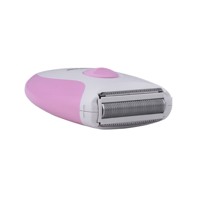 Geepas GLS8691 Lady Shaver - Rechargeable Portable Hair Remover Electric Trimmer Epilator for Face, Eyebrow, Legs Bikini Line Ladies Shaver- Wet & Dry Use - 122074