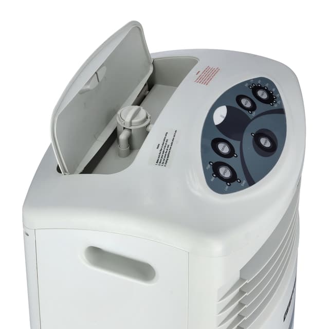 Geepas Air Cooler - Portable Ergonomic Design with 4 Speed, Led Control Panel - 20L Water Tank & Ice Compartment - Led Control Panel with Remote - Wide Oscillation - Ideal for Home, Office & More - 84672